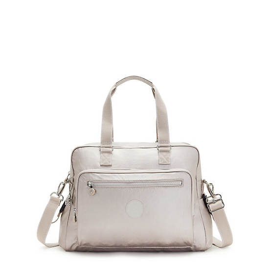 Kipling Alanna Metallic Diaper Bag Tassen Beige | België 1973QM